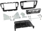 2-DIN Paneel geschikt voor Volkswagen up! / Seat Mii / Skoda Citigo 2011-2016 Kleur: Piano zwart