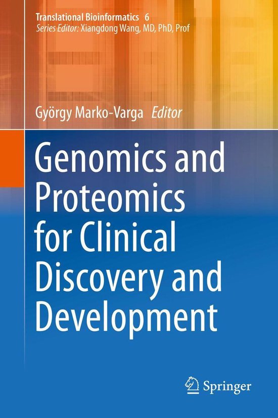 Translational Bioinformatics 6 - Genomics and Proteomics for ... - cover