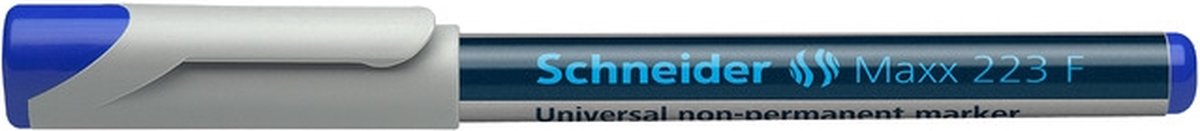 universele marker Schneider Maxx 223 F non-permanent blauw doos met 10 stuks