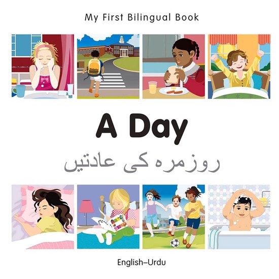My First Bilingual Book - My First Bilingual Book–A Day (E ... - cover