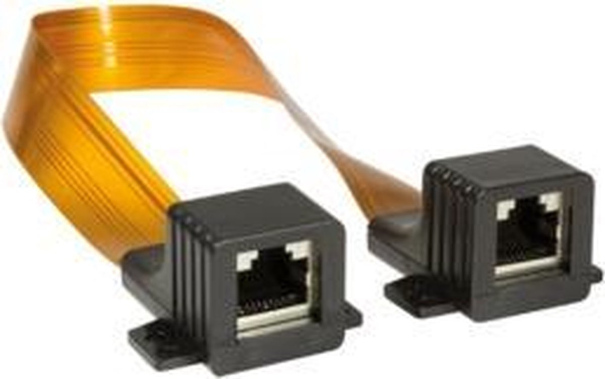 LogiLink NP0099 tussenstuk voor kabels RJ-45 Zwart