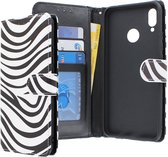 Huawei P Smart+ hoesje - CaseBoutique - Zebra print - Kunstleer