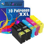 PlatinumSerie 10x cartridge alternatief voor Epson 34XL T3471-T3474