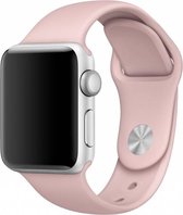 Merkloos Siliconen bandje - Geschikt voor de Apple Watch Series 1/2/3 (42mm) - Pink