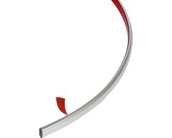 Carpoint Decoratiestrips Zelfklevend Pvc 6 Mm Chroom 8 Meter