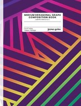 Medium Hexagonal Graph Composition Book