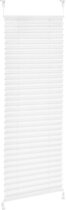 [neu.haus]® Plisségordijn vrijhangend op maat-50x100cm-wit