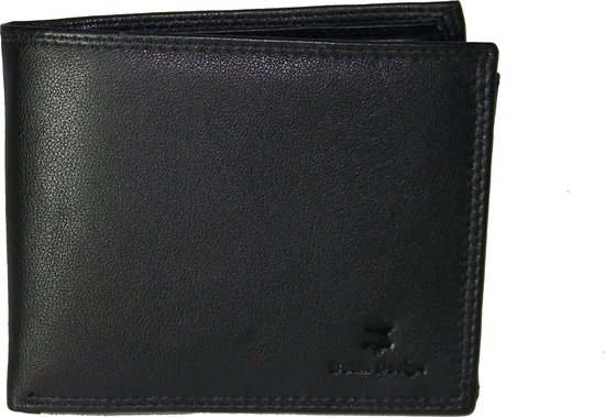 Grote Leren heren portemonnee laag model Billfold voor 9 creditcards |  bol.com