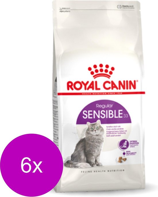 Royal Canin Fhn Sensible 33 - Kattenvoer - 6 x 2 kg | bol.com