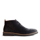 Travelin Newburgh - Halfhoge leren veterschoenen - Donkerblauw leer - Maat 41