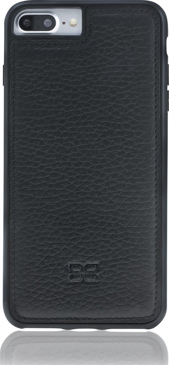 Bouletta geschikt voor iPhone 7/8 Plus leder hoesje BackCover - Floater Black