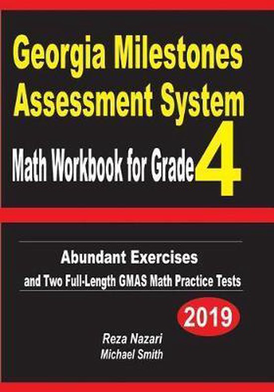 Georgia Milestones Assessment System Math Workbook For Grade 4 Reza Nazari 9391
