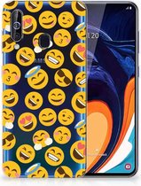 TPU bumper Geschikt voor Samsung Galaxy A60 Emoji