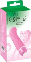 Sweet Smile – Mini Variant G-spot Vibrator met Haaks Ontwerp voor Gemak en Perfecte Orgasmes – 12,5 cm - Roze