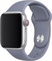 Devia Siliconen bandje - Geschikt voor Apple Watch Series 1/2/3/4 (38&40mm) - Grijs