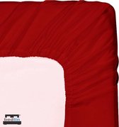 Hoeslaken Micropercal 2 persoons en strijkvrij (160 x 200cm) Rood