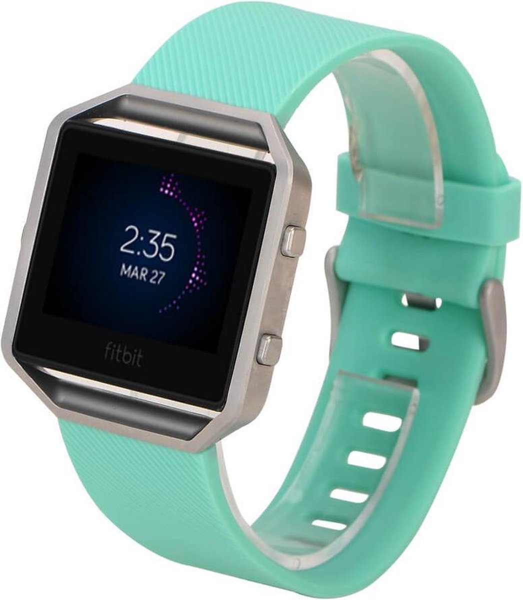watchbands-shop.nl Siliconen bandje - Fitbit Blaze - Groen - Small