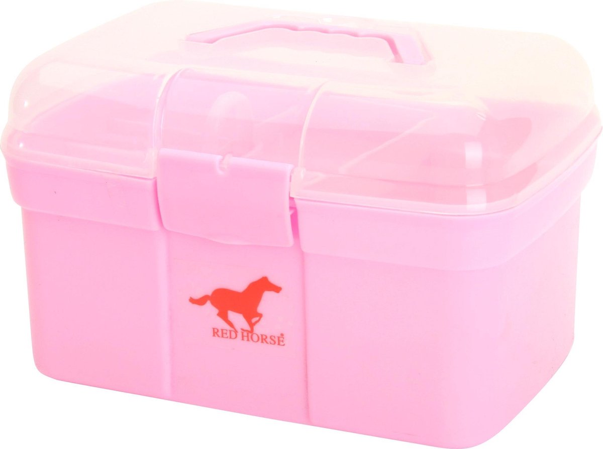 Red Horse - Grooming Box - Poetskist Gevuld - Cashmere Roze - 10 Delig - Red Horse