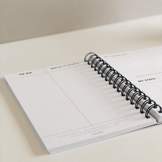 Vormgevoel - Planner Plan your Work A5 + kaart - Weekplanner - TODO Planner