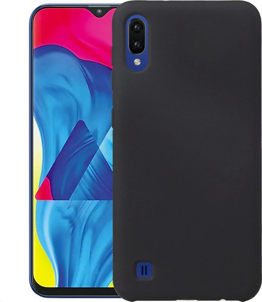 Pearlycase Zwart TPU Siliconen case hoesje Geschikt voor Samsung Galaxy A10
