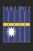 Vintage Nauru Notebook - Retro Nauru Planner - Nauruan Flag Diary - Nauru Travel Journal