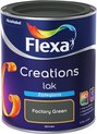 Flexa Creations - Lak Zijdeglans - Factory Green - 750 ml