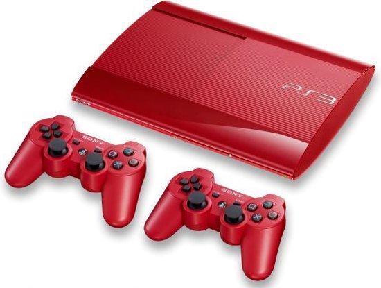 Sony PlayStation 3 Super Slim 500GB - Rood - Inclusief extra