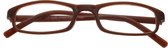 Tom Leesbril Rechthoekig Unisex Bruin Sterkte +2.50