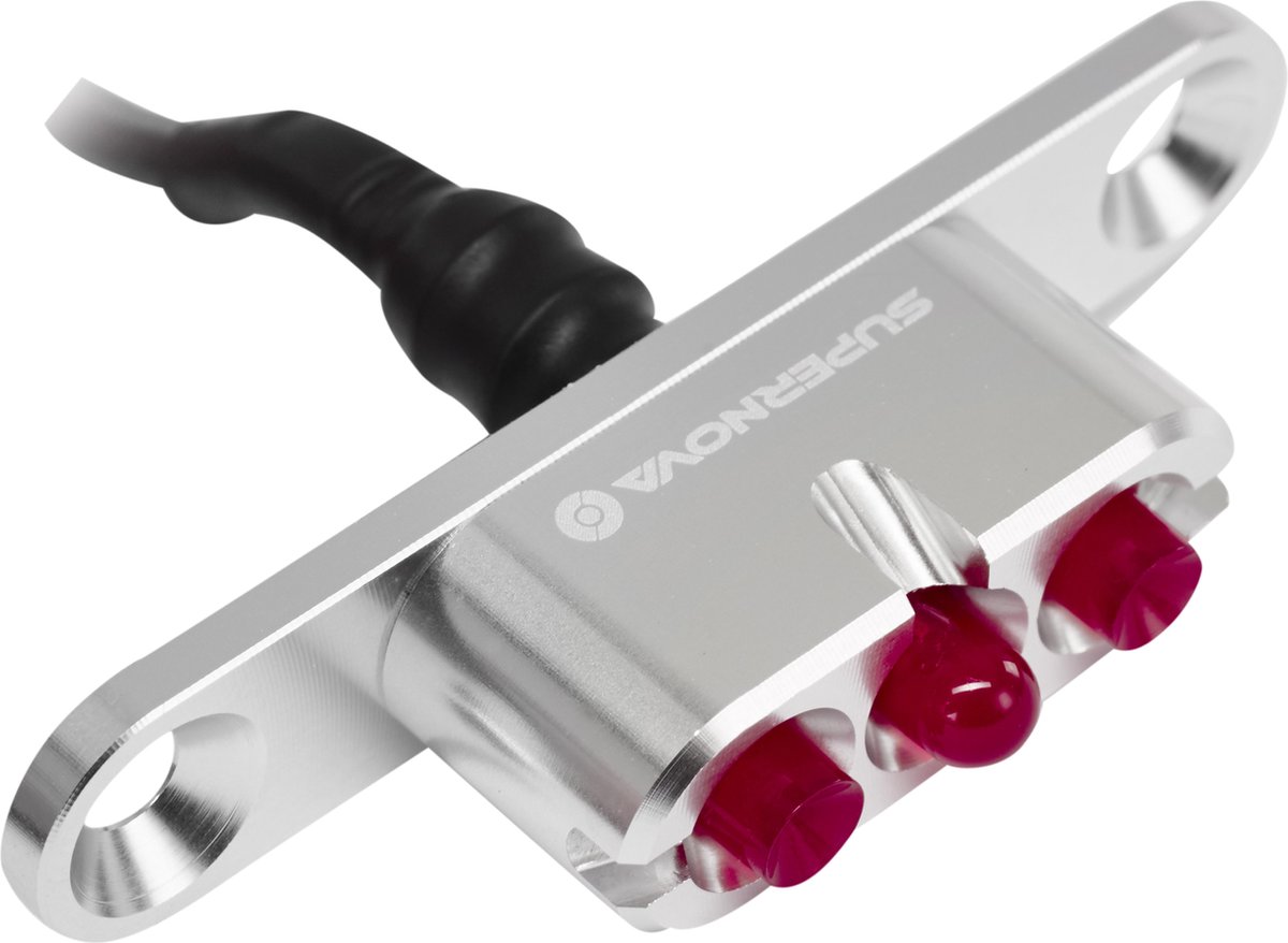 Éclairage Arrière Supernova E3 Tail Light 2 Porte-Bagages Noir