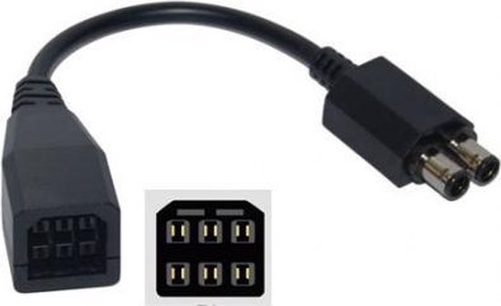 Adaptateur secteur pour Microsoft Xbox 360 vers Xbox Slim/One/E