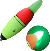 Dobber Met Lampje - 20gr - Vissen In Het Donker - Lichtgevend - 5 St