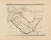 Historische kaart, plattegrond van gemeente Fijnaart c.a. in Noord Brabant uit 1867 door Kuyper van Kaartcadeau.com