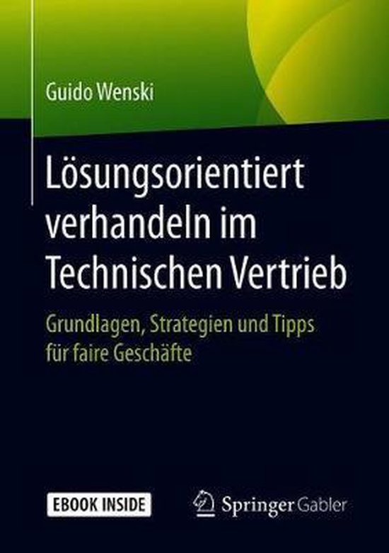 Loesungsorientiert verhandeln im Technischen Vertrieb - cover