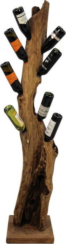Flessenrek - oud hout | bol.com