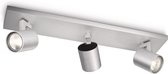 Philips myLiving Runner - Plafondspots - 3 lichts - Aluminium