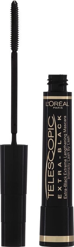 L’Oréal Paris Telescopic Mascara - Lengte Mascara voor Zichtbaar Langere Wimpers - Flexibel multi-precisie borsteltje - Extra Zwart - 8ML - L’Oréal Paris