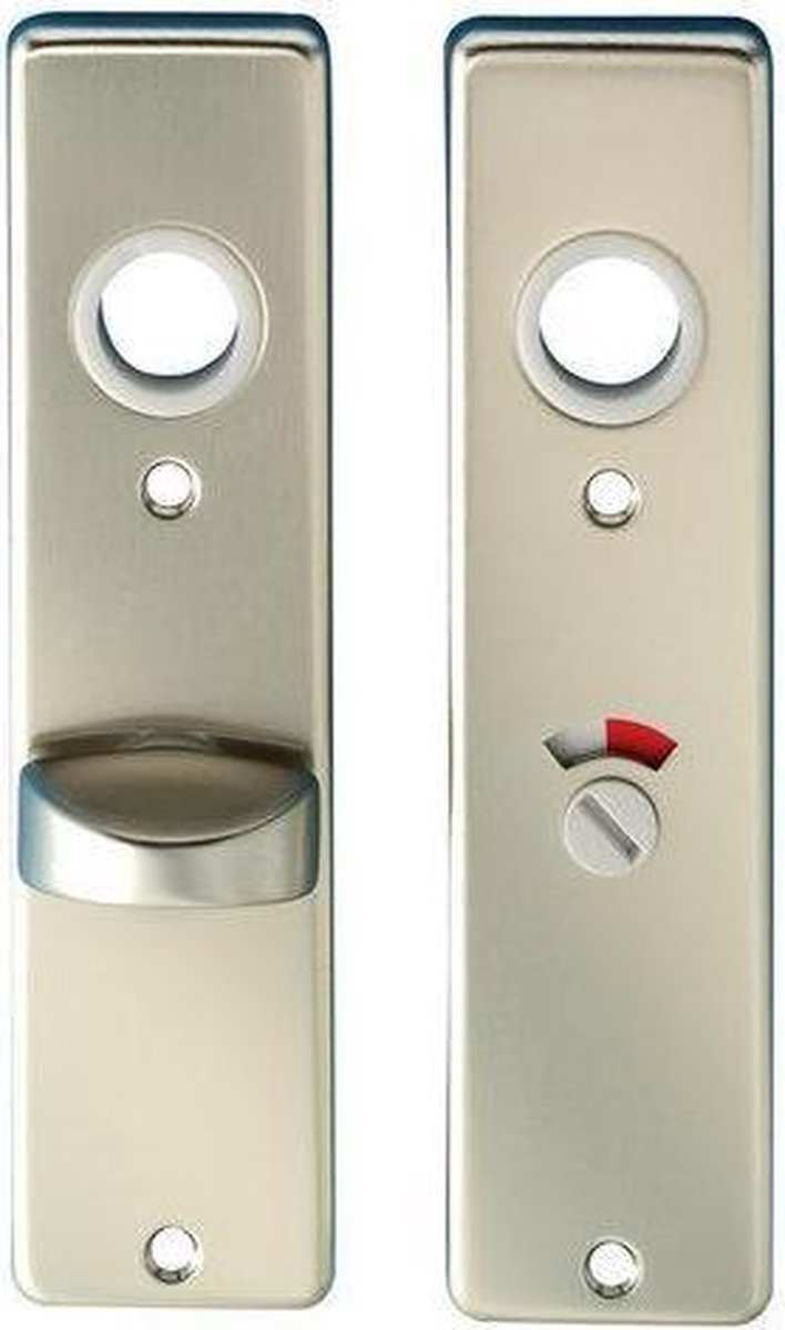 HOPPE Kortschilden 165 x 43 mm F2 vrij en bezet 63/8 mm alu.