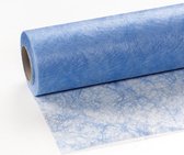 Sizoflor Vlies – Licht Blauw - 4meter x 60cm – Voor Home Deco, Bloemschikken, Kaarten maken en Scrapbook.