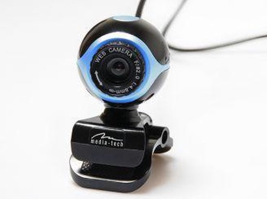 Media-Tech VGA camera in blauw met ingebouwde microfoon en USB | bol.com
