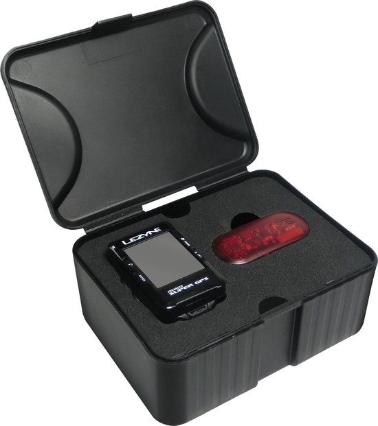 Lezyne Super GPS HR Loaded Fietscomputer - 76 gram - Zwart
