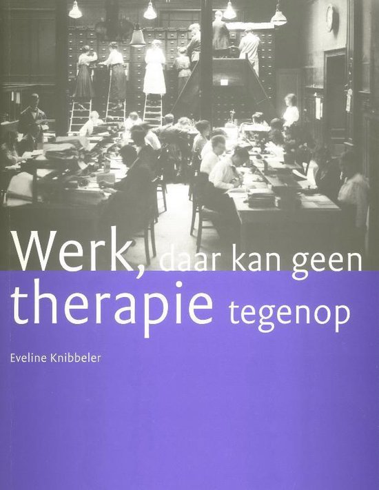 Cover van het boek 'Werk, daar kan geen therapie tegenop'