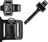 Sportband iPhone 6 Plus (5.5 inch) hardloop sport armband met reflectie Zwart