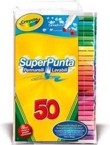 crayola viltstiften met superpunt, 50st. Merk: Crayola