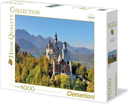Clementoni Puzzel - Neuschwanstein - 6000 Stukjes | bol.com