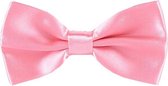 Fako Fashion® - Vlinderstrik - Vlinderdas - Strik - Satijn - Voorgestrikt - 12.5cm - Roze