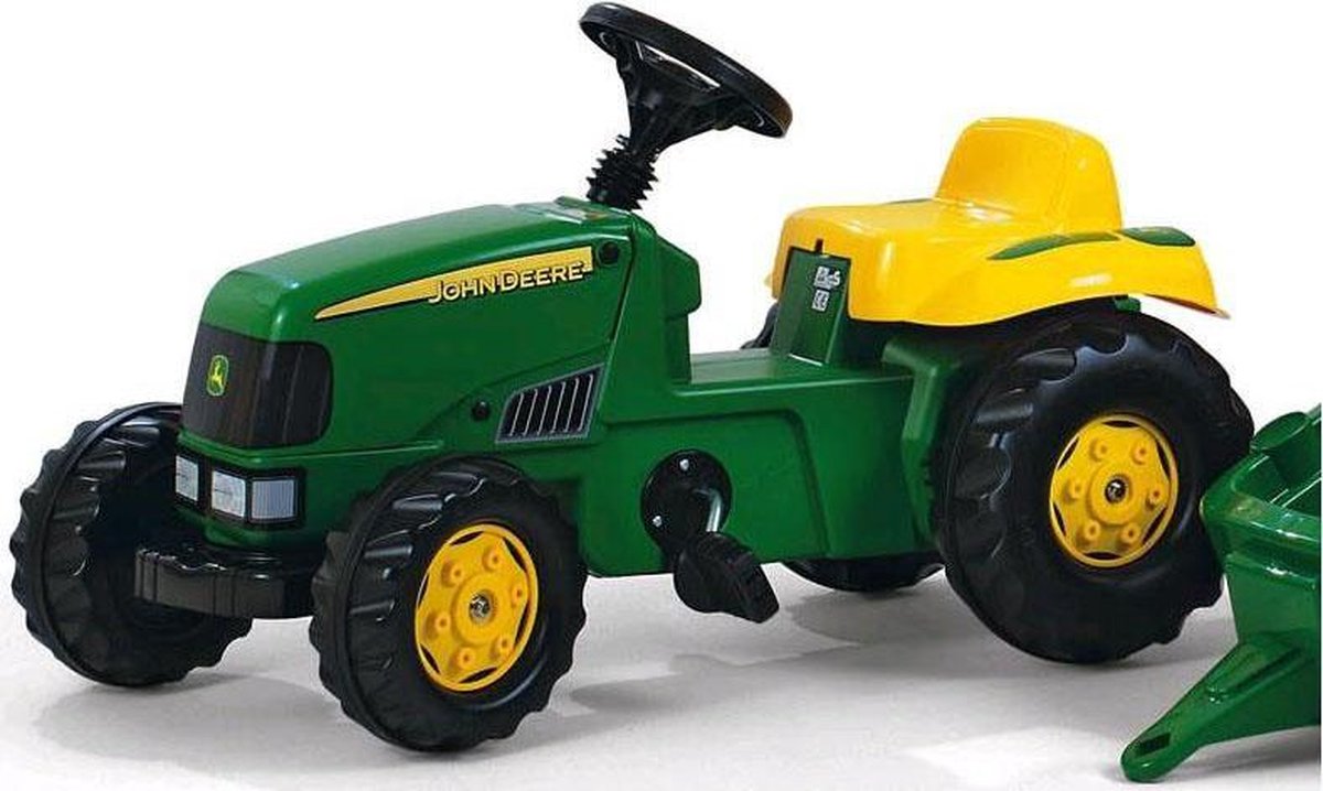 audit President micro Rolly Toys Tractor - John Deere Met Aanhanger | bol.com