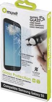 muvit Samsung Galaxy S5 / S5 Neo Screenprotector Tempered Glass 0.33mm