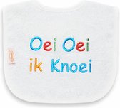 Slab met "Oei Oei ik knoei"