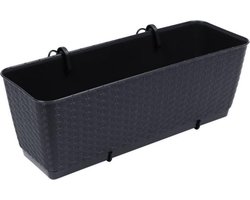 Bloempot Bloembak Ratolla PW 39x15x14cm ANTRACIET Prosperplast