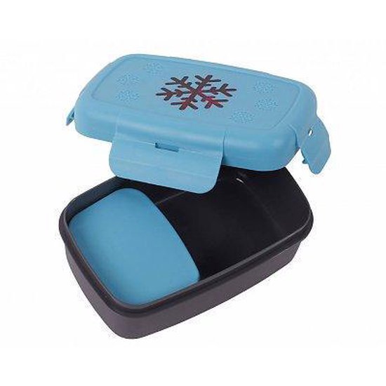 Lunchbox met koelelement gevuld met gel. Lekvrij- Aquablauw | bol.com